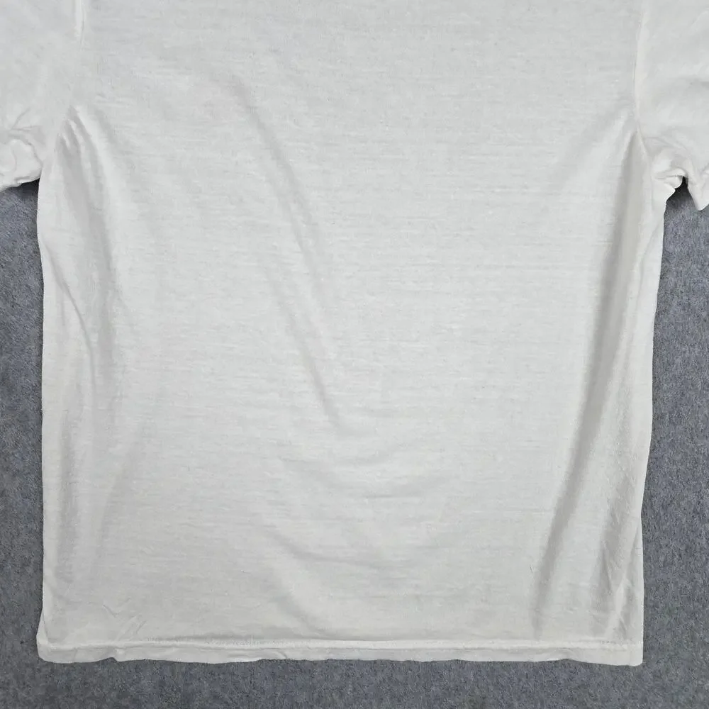 True Religion Medium White Short Sleeve Logo T Shirt
